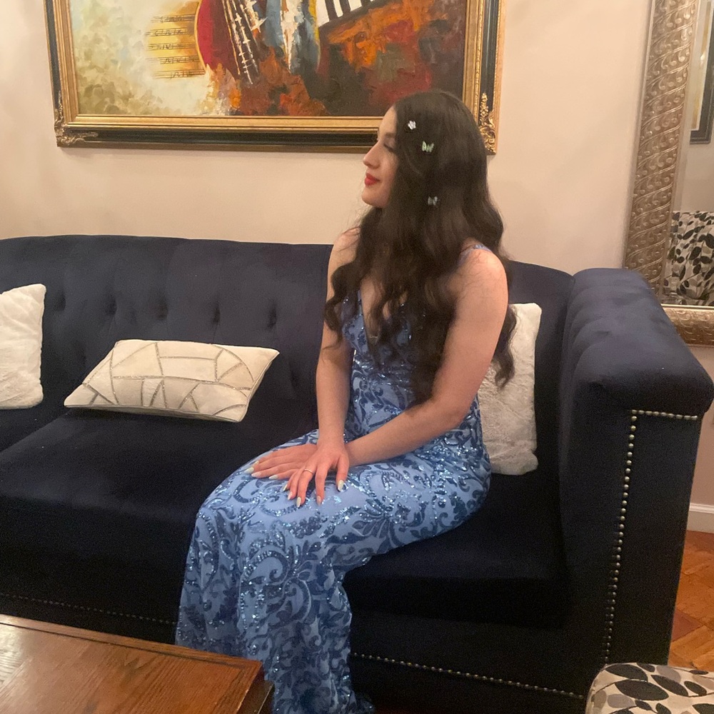 Windsor Blue Prom Dress